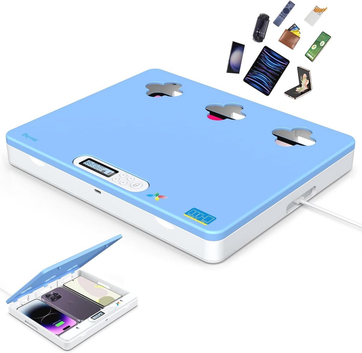 Dayear Telefoon/Pad Timer Lock Box - Zelfbediening Safe voor iPad/Tablet/TV Controller - Getimede Locker voor Kinderen, Studenten en Volwassenen