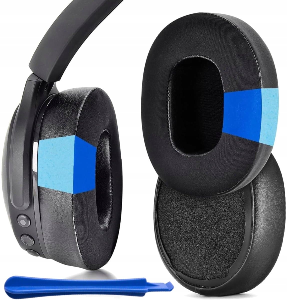 Gele oorkussens voor Skullcandy Crusher 3, Hesh 3 Wireless ANC