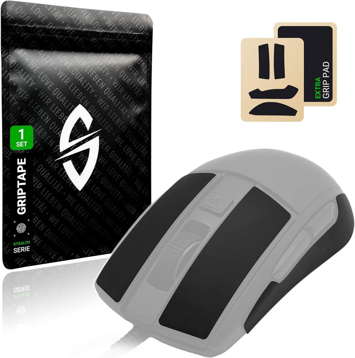 Antislip Muis Grip Tape voor Gaming Muis - Zweetabsorberend en Ultradun