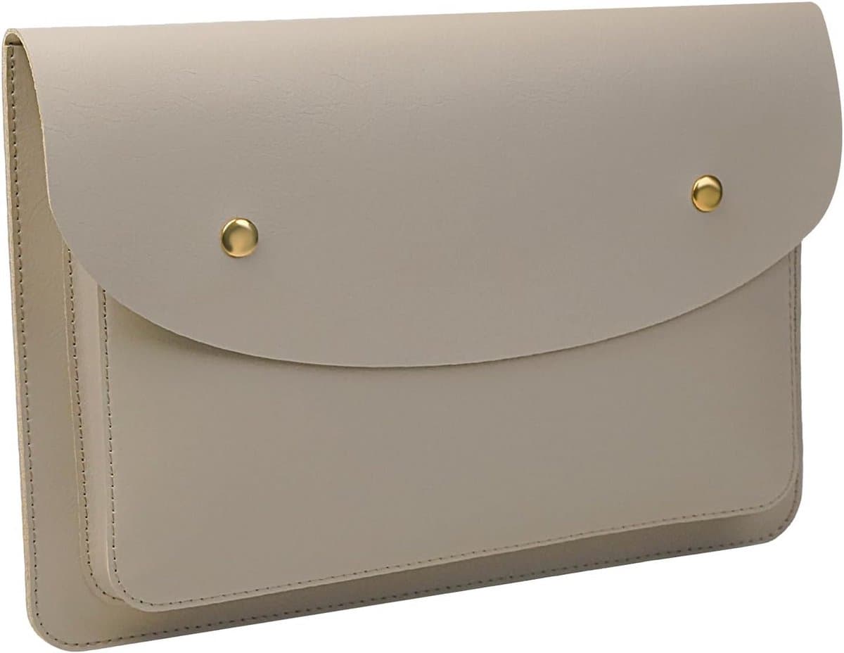 Luxe Leren Laptop Sleeve Beschermhoes voor Tablet en Notebook