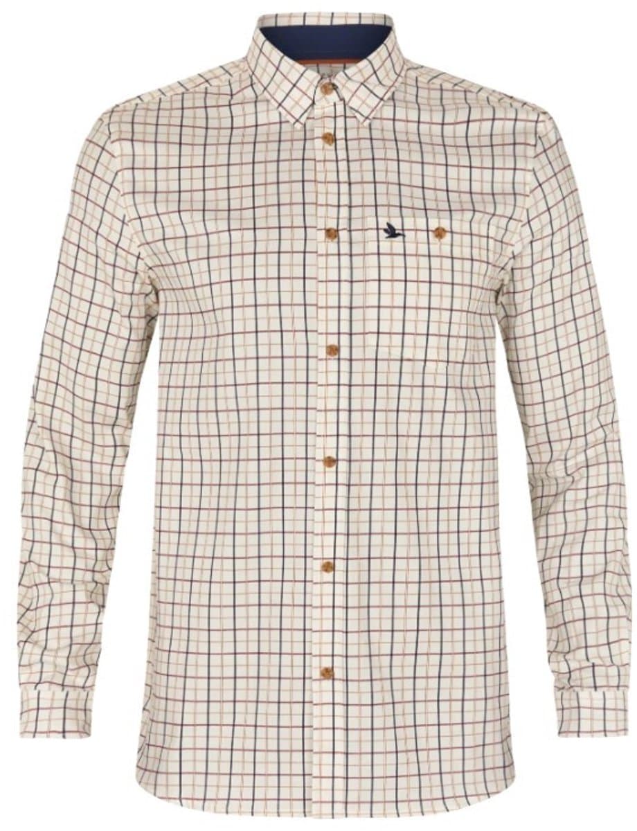 Seeland Oxford Shooting Shirt Outdoorhemd Scandinavische hemd Jachthemd Classic Blue/Merlot Check Maat -L
