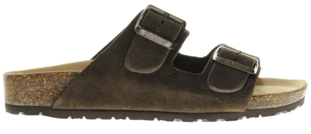 Bionatura Slippers Bruine Suede maat 37