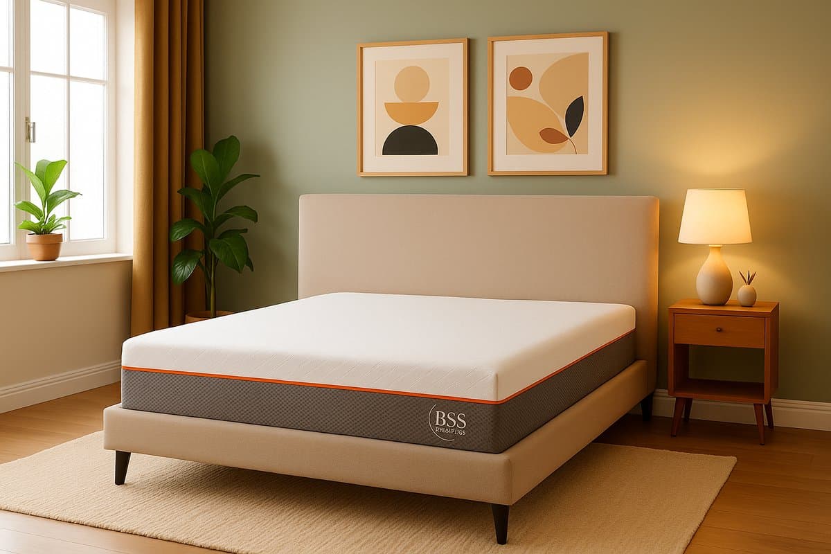 BSS Bedding Initial - Boxspring - Matras 18cm - AirCell Memory Foam - 180x200 cm - Bedden - Beige