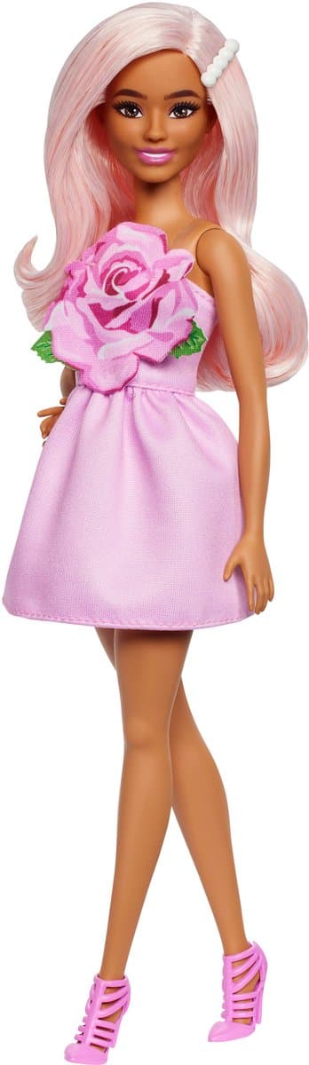 Barbie Fashionista pop roze - Klein lichaamstype