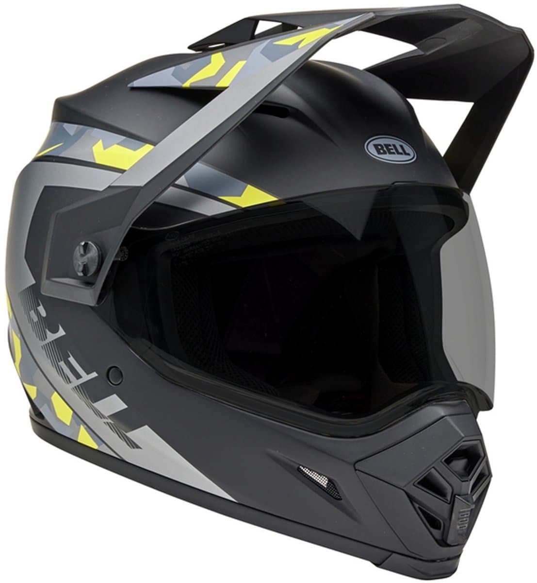 Bell MX-9 Adventure MIPS Enduro Grijs Geel Adventure Integraalhelm - Maat S - Helm