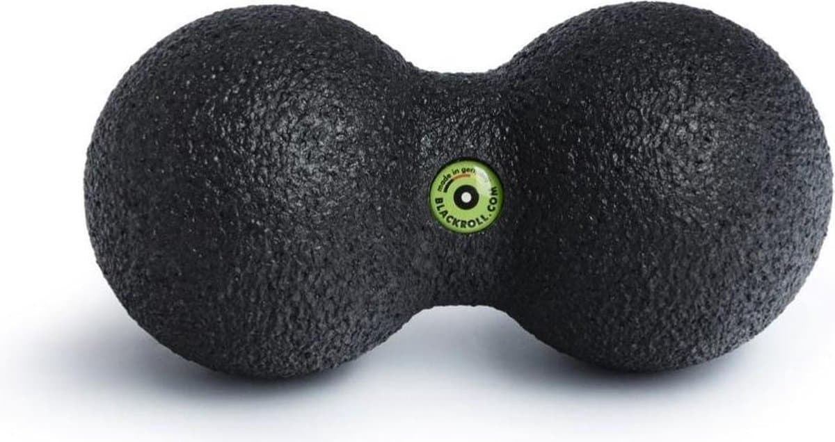 BLACKROLL® DUOBALL 12 (12 cm) – Massagebal met dubbele bal – Voor rug, nek & schouders – Triggerpoint & spierherstel – Zwart