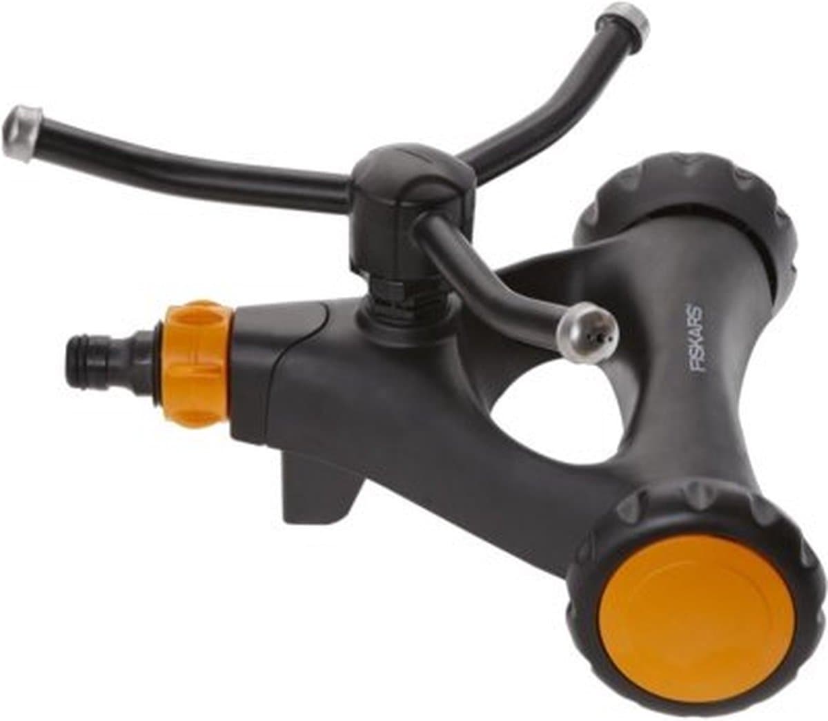 FISKARS Draaisproeier van metaal met wielen