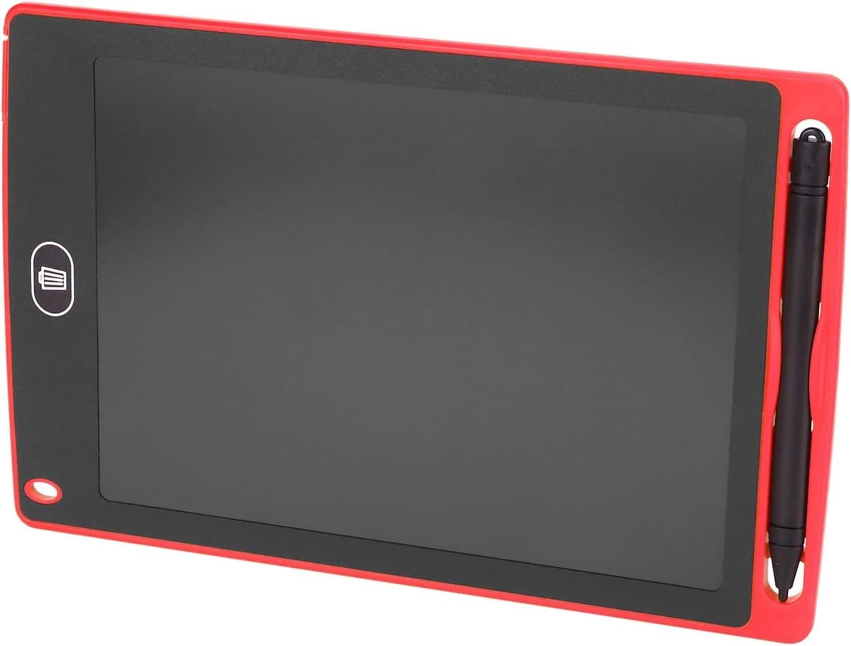 LCD schrijftablet - Tekentablet notitieblok - Kinderen leren tekenen - Oogbeschermend scherm - 85 inch - Rood