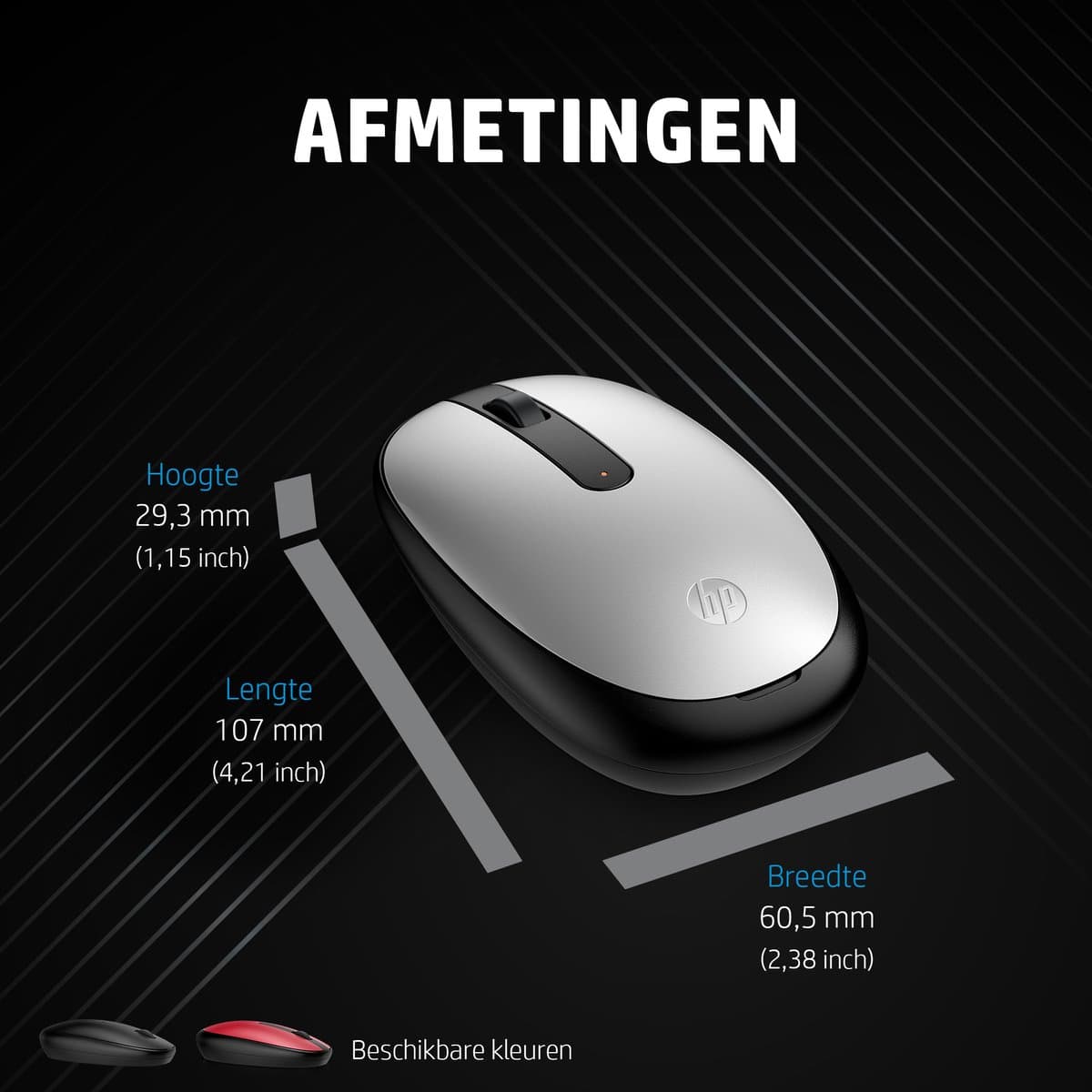 HP 240 Pike Silver Bluetooth-muis