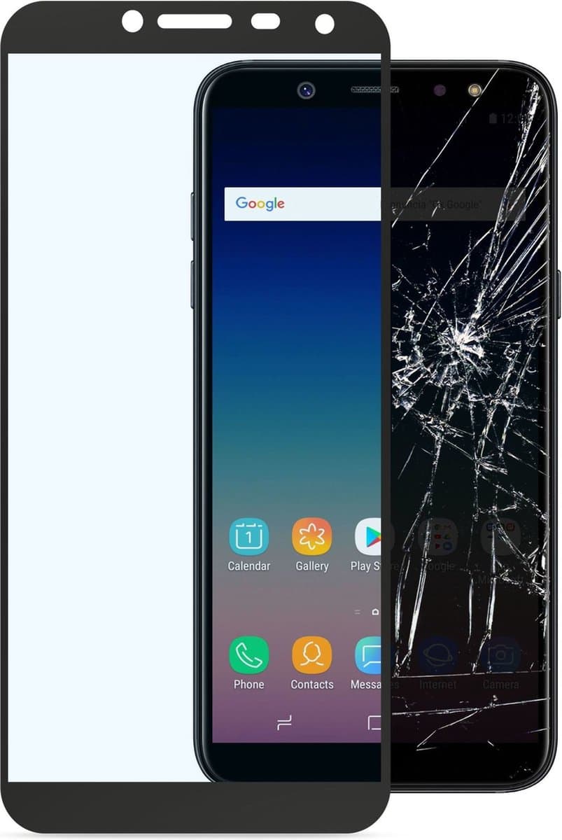 Cellularline Samsung Galaxy J6 (2018), SP gehard glas zwart