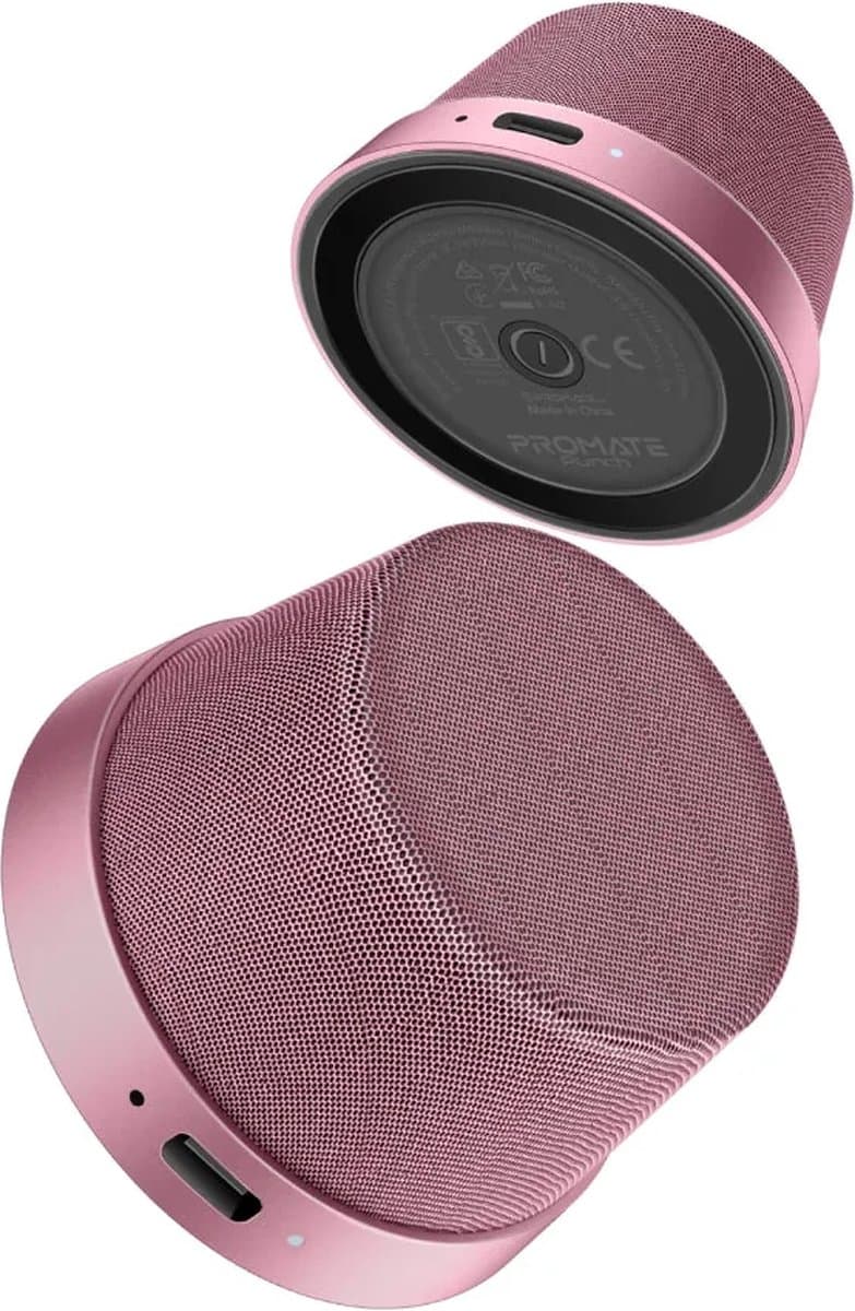 ProMate® MagSafe Premium Speaker - Bluetooth Magnetische Basis, 3W True Wireless Draagbare Speaker met HD-geluid, 40mm Dynamische Drivers, Lange Speeltijd van 12 uur, en Bluetooth V5.3 voor iPhone, iPad, Samsung, Telefoon, Universeel, Punch Pink