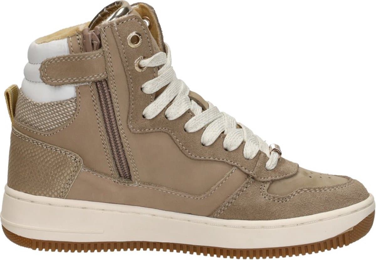 CRUYFF JUNIOR Campo High Sneakers - Meisjes - Beige - Maat 31