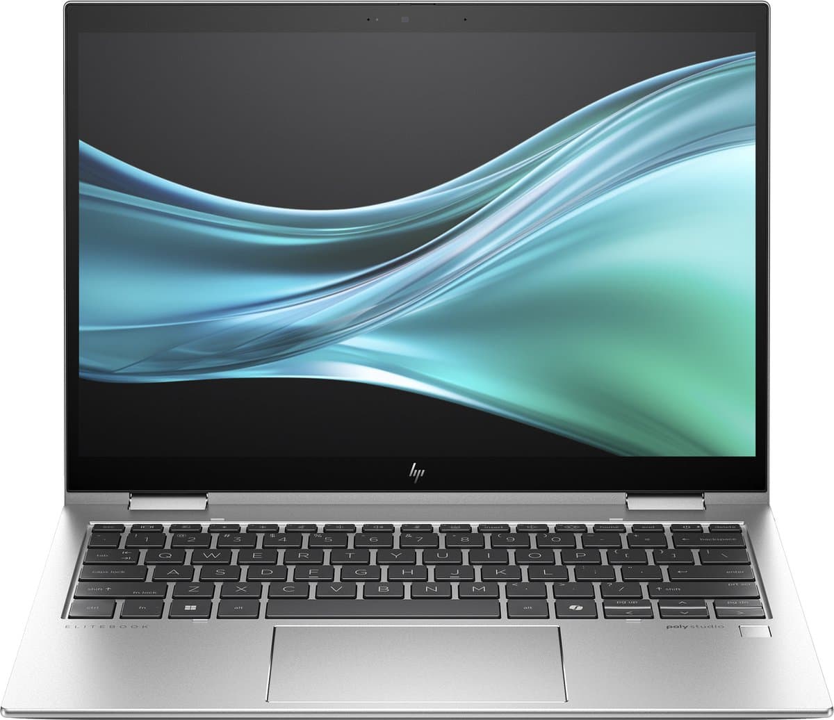 "HP Elite x360 830 G11 Intel Core Ultra 7 155U Hybride (2-in-1) 33,8 cm (13.3"") Touchscreen WUXGA 16 GB LPDDR5x-SDRAM 512 GB SSD Wi-Fi 6E (802.11ax) Windows 11 Pro AI PC Zilver"
