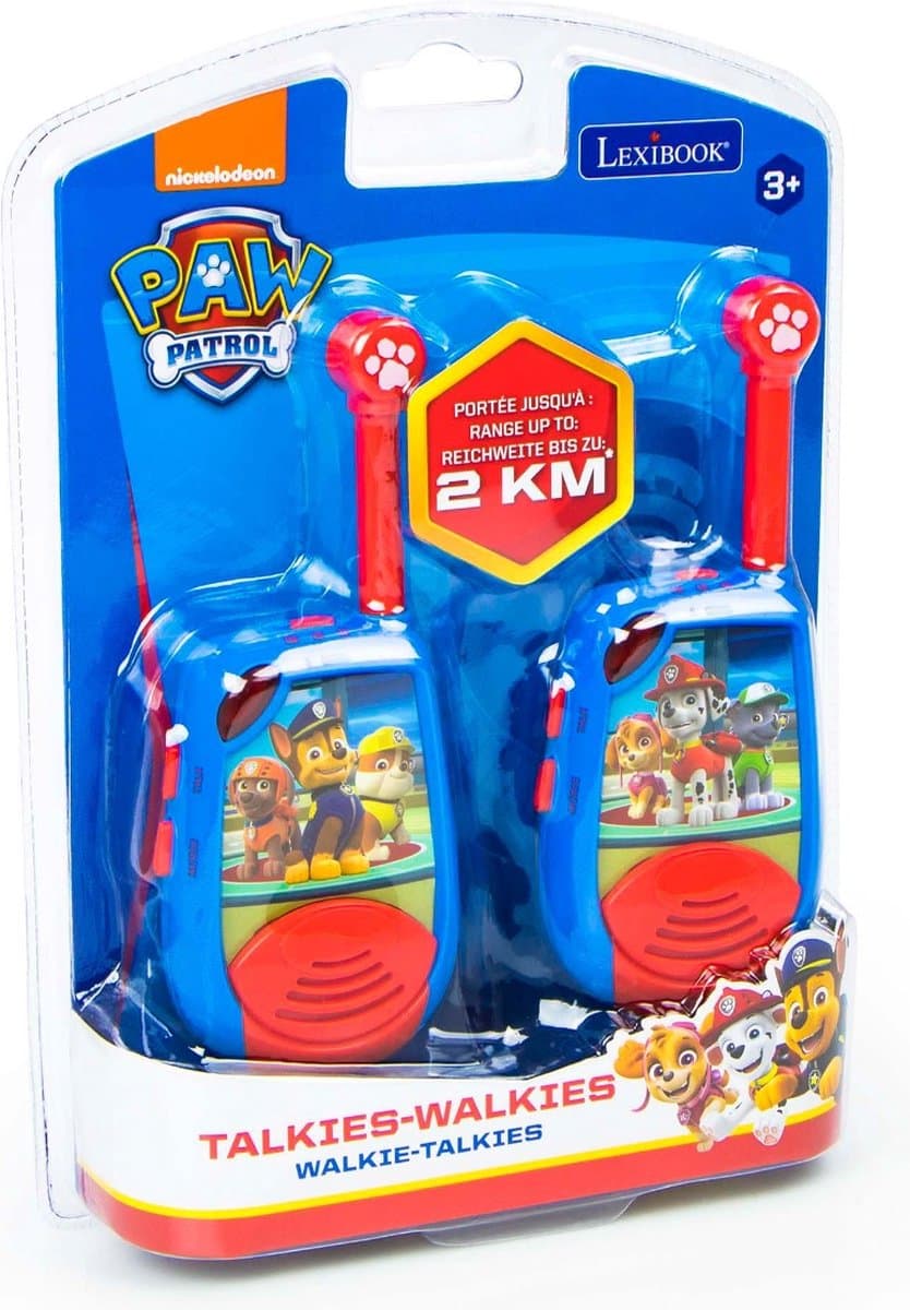 Paw Patrol Digitale walkie-talkies tot 2km/1,3 miles met Morse Lichtfunctie