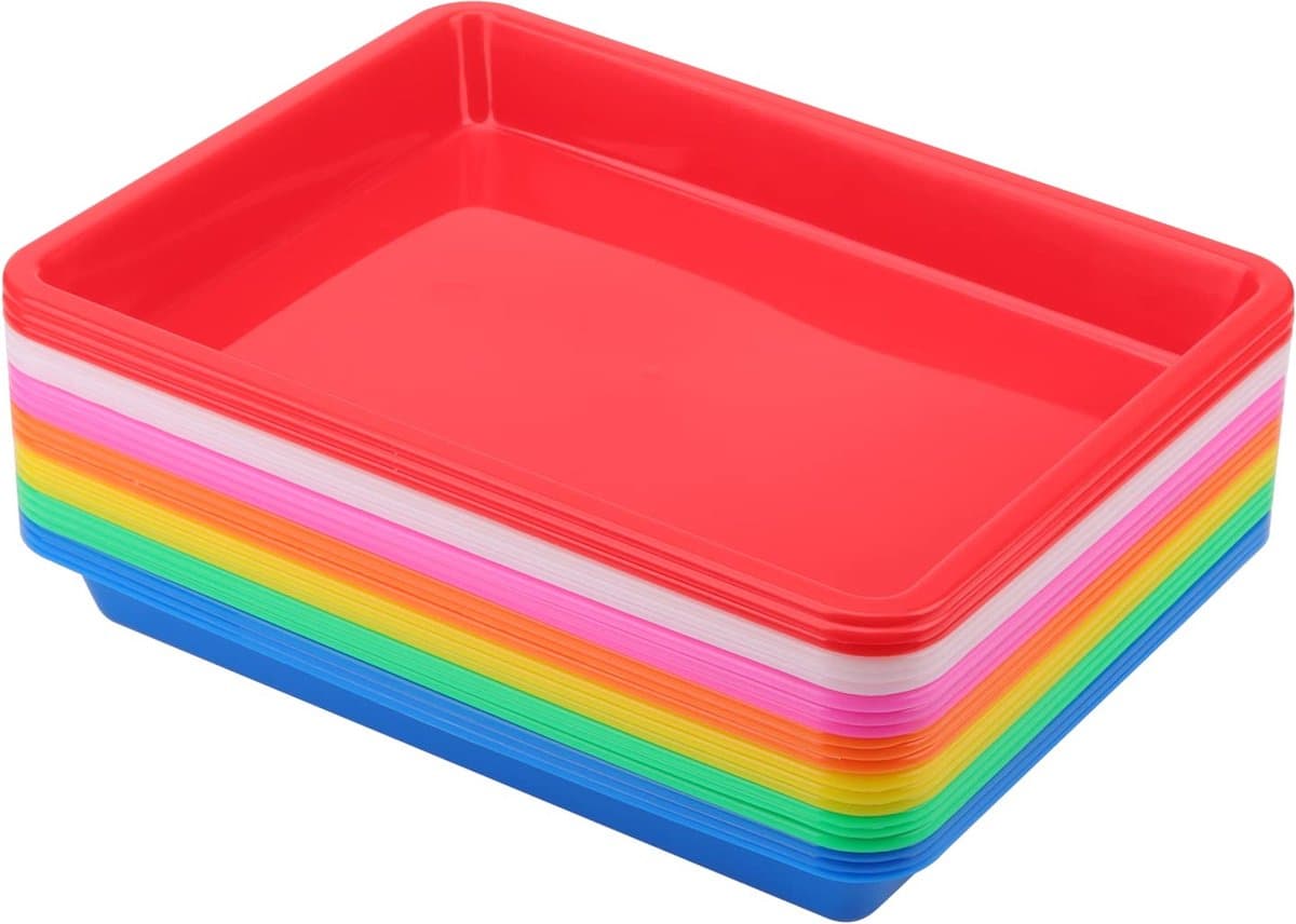 La'Moussawi ® Veelzijdige Kunststof Activiteitentabletten Set van 21 Stuks voor Keuken en Badkamer Gebruik