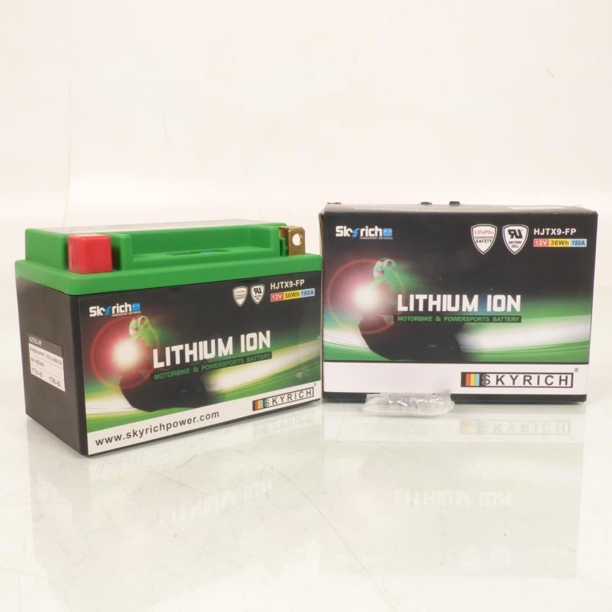 skyrich lithium accu voor scooter piaggio 180 vespa et4 1998 tot 2004 ytx9-bs / hjtx9-fp / 12v 3ah nieuw
