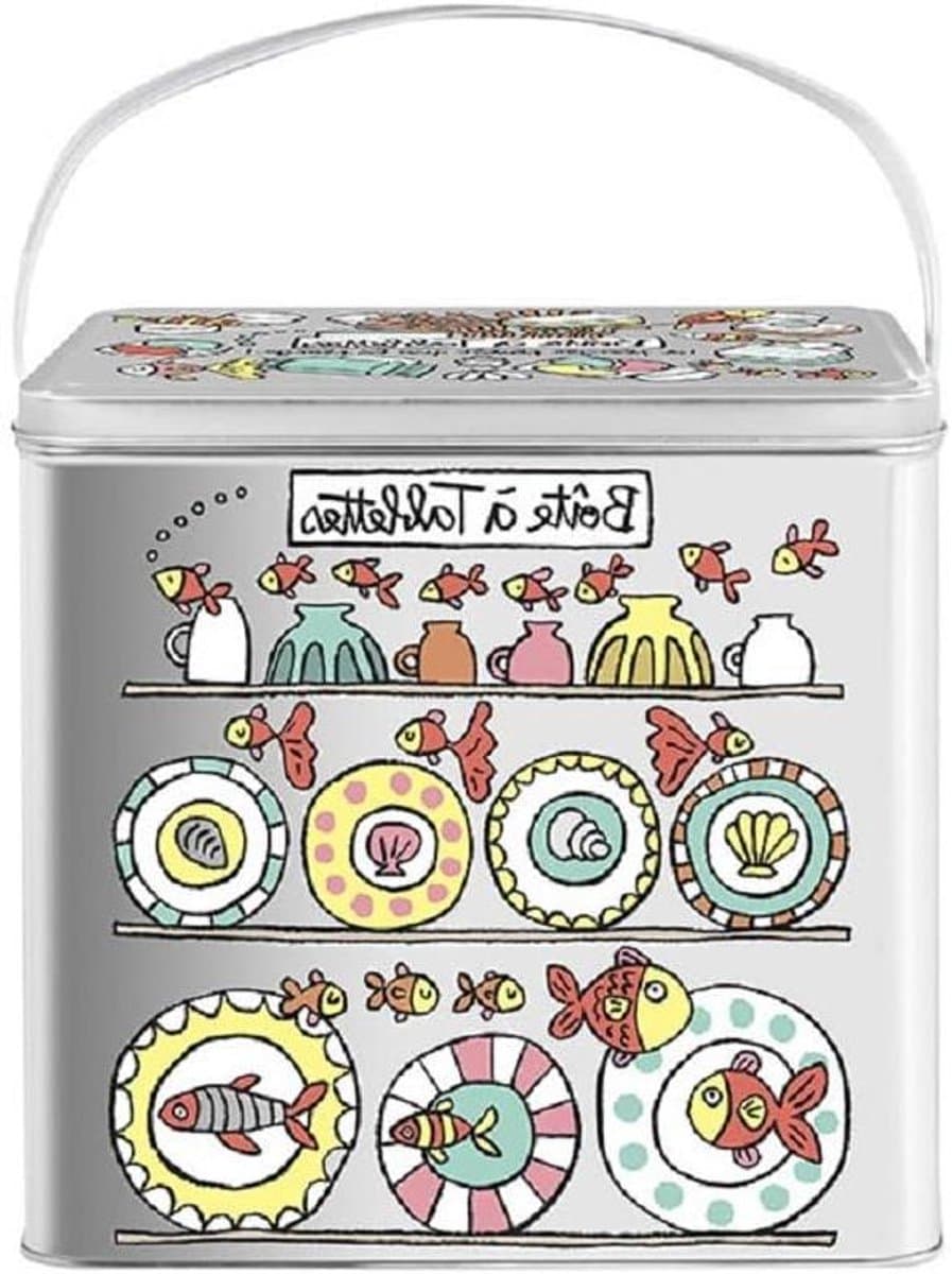 Vaatwastabletbox - Tabletdoos Vaatwasser - Vaatwastabletten Opbergen - Met Scharnier - 13 x 20 x 195 cm - Metaal