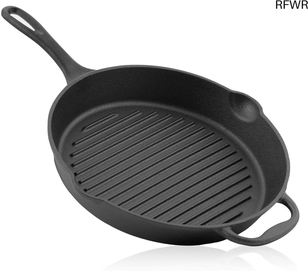 Gietijzeren Pan Bbq - Gietijzeren Skillet - Grillplaat braadaccessoire