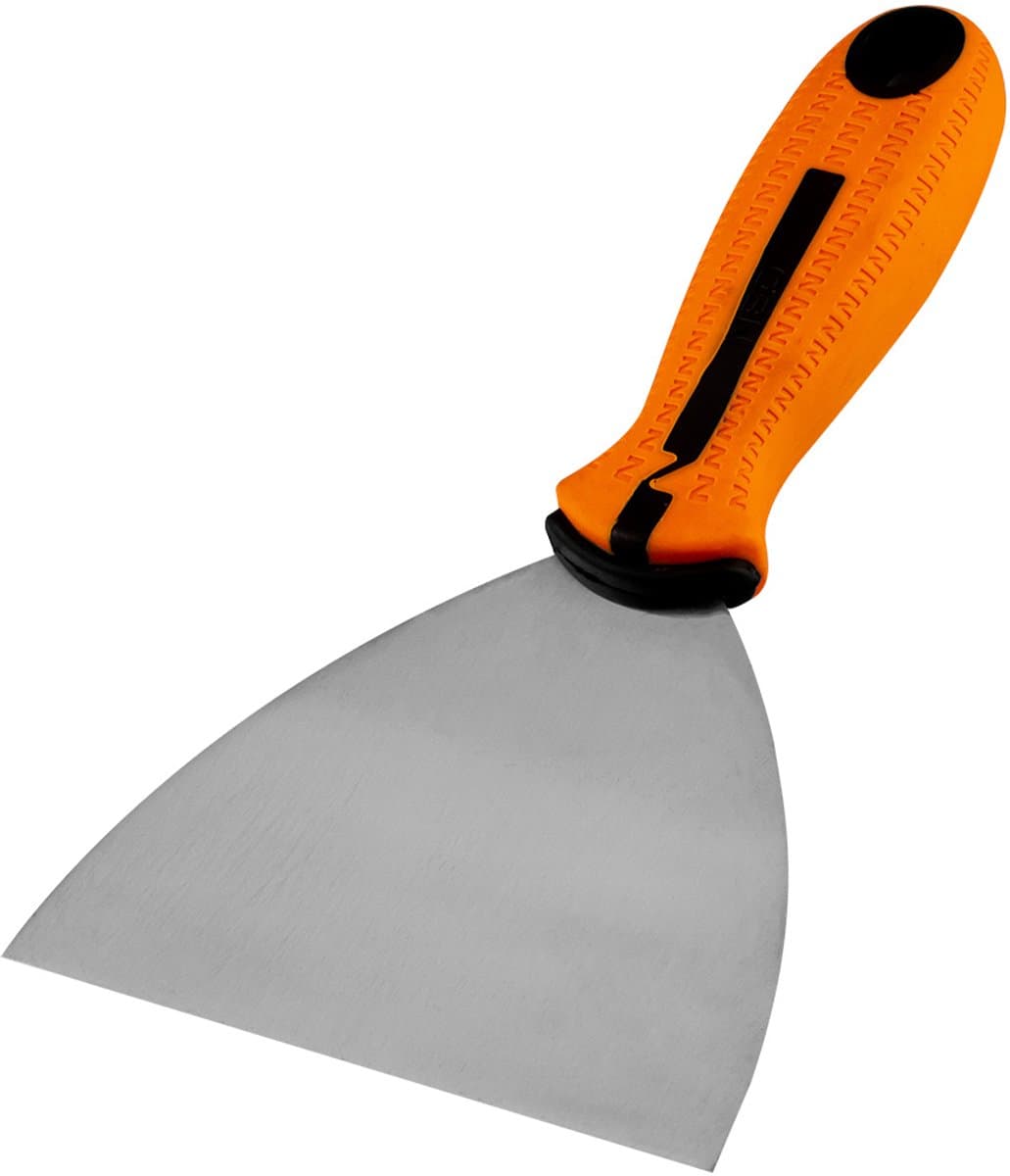 NEO Serie - Roestvrijstalen Schilder Spackmes - 125mm - Ergonomische Handgreep - Anti-slip
