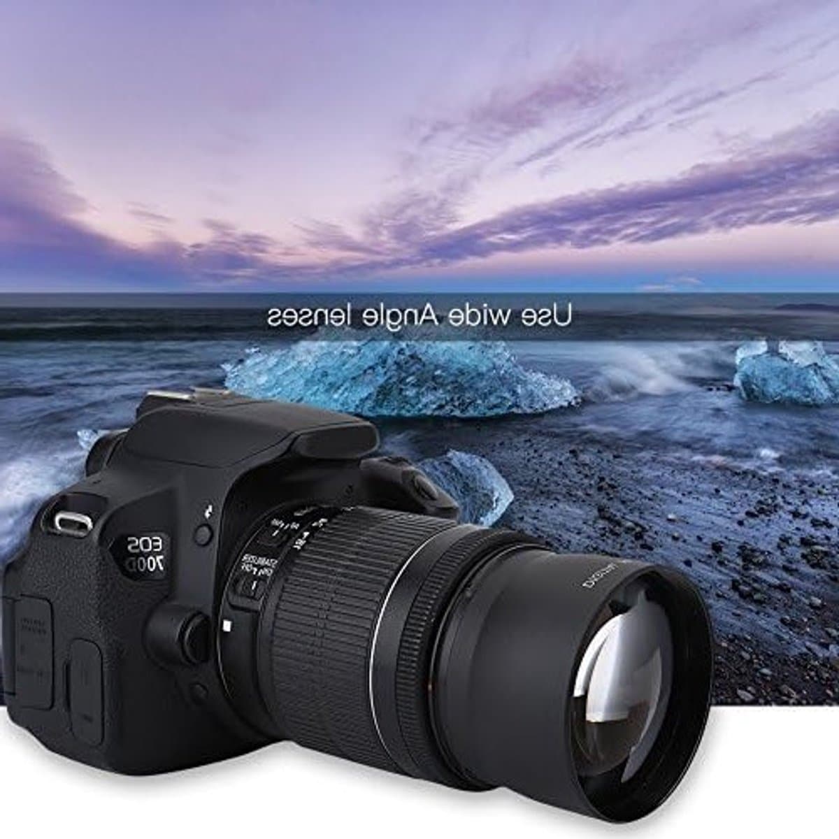 Universele 0.45x Groothoeklens en Macro Lens voor Camera's - Ideaal voor Fotografie en Videografie