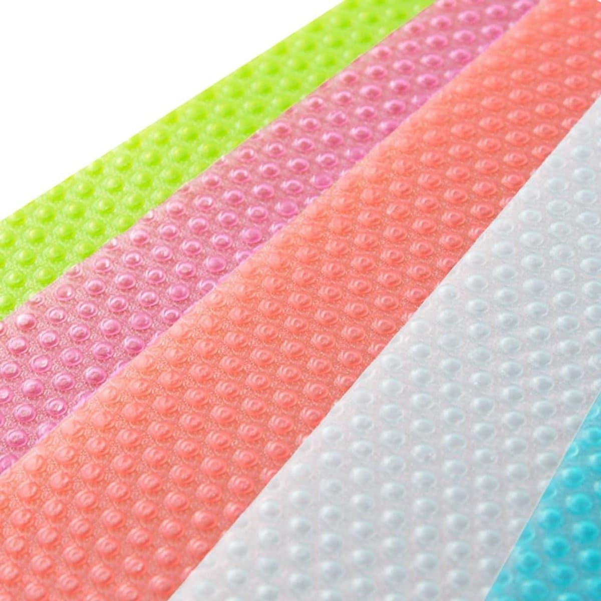 Dailygoods- Koelkastmatten Antibacterieel - Siliconen Pads - Doorzichtig - Op Maat te Snijden - 45 x 29 cm - Set van 10 Stuks - Koelkastbescherming