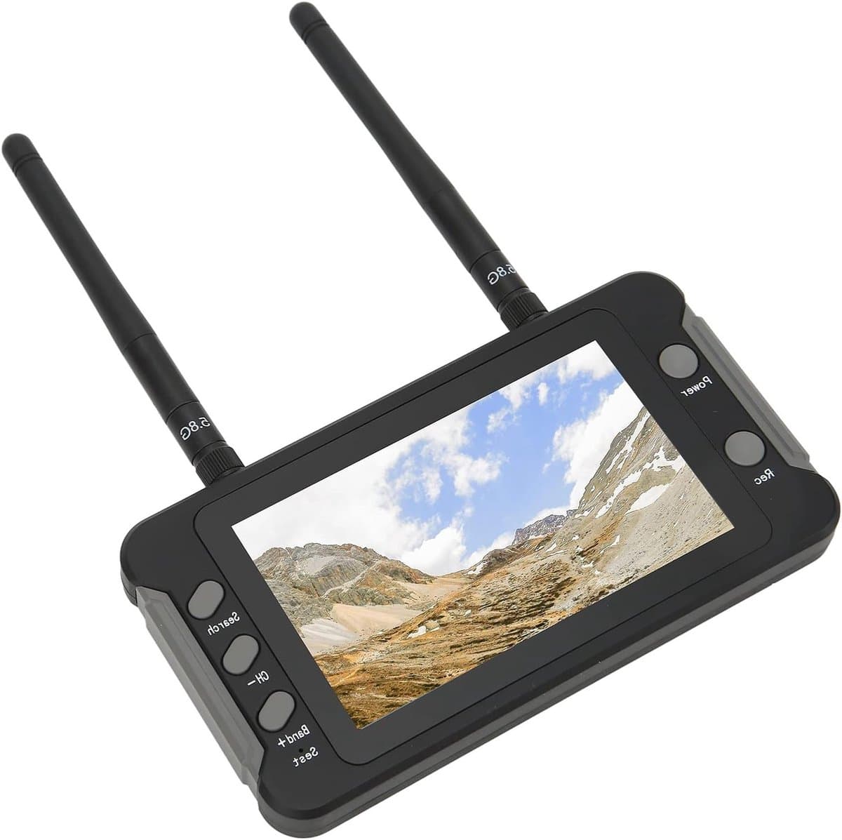 4.3 Inch 5803D 5.8GHz 40CH FPV Ontvanger Monitor met DVR Functie voor RC Drone en Quadcopter met Automatische Zoekfunctie en 16:9 Beeldverhouding