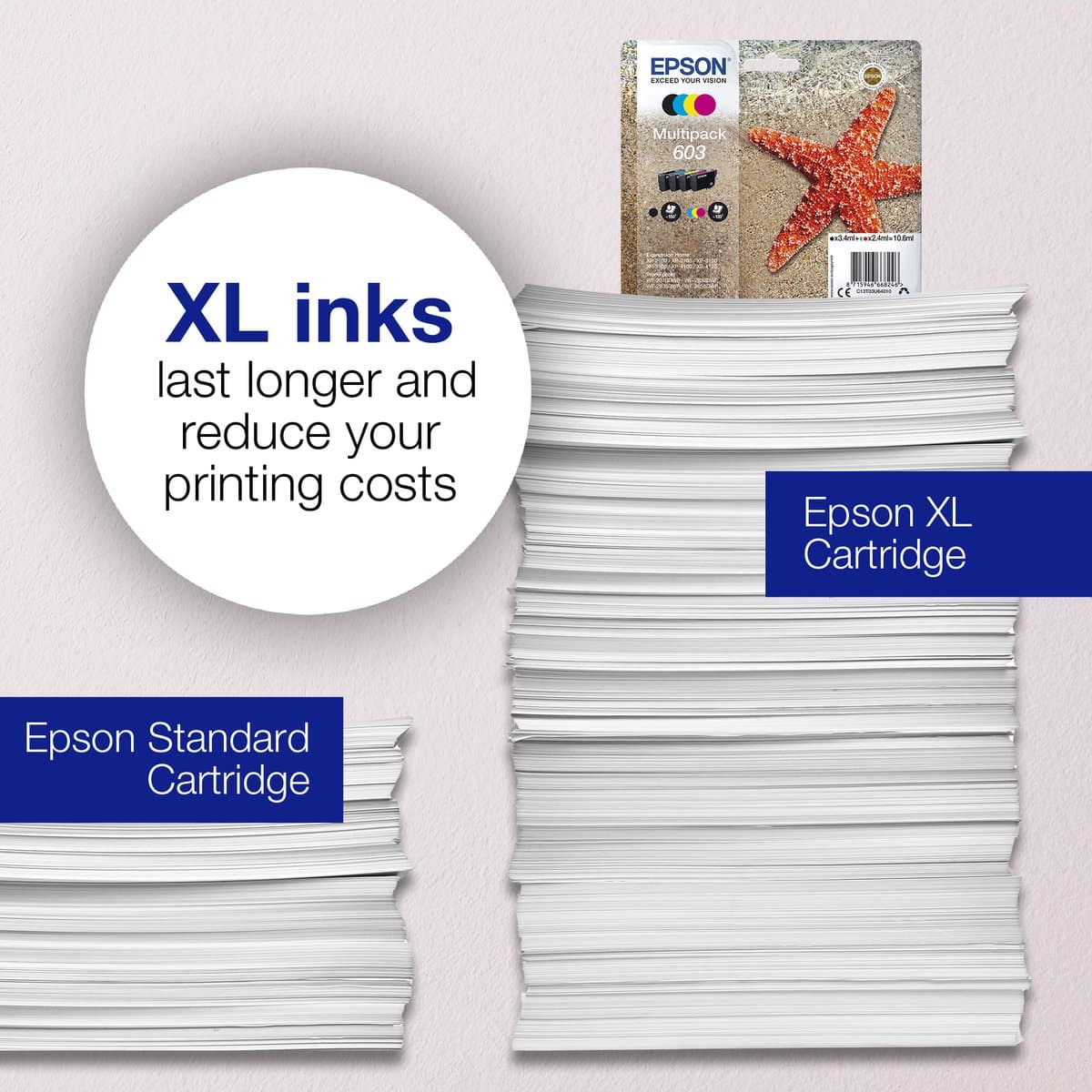 Epson C13T03A14020 inktcartridge, 1 stuk, origineel, hoge (XL) opbrengst, zwart