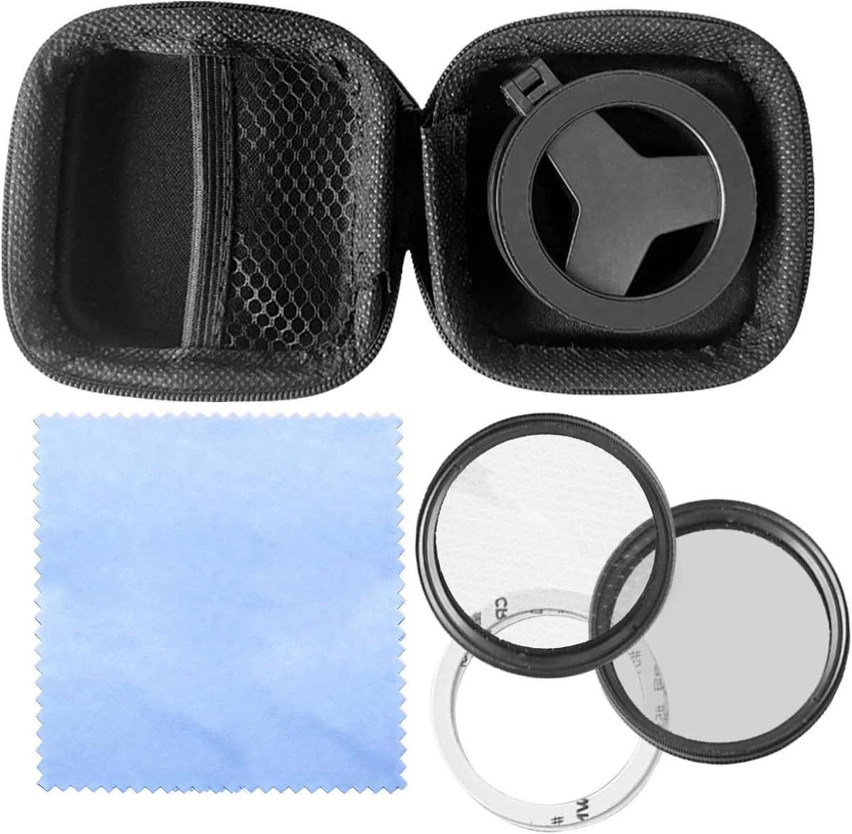 Polarisatiefilter Camera - CPL Filter Lens - Verbeteren Foto's - Magnetische Bevestiging - 228 inch - Grijs