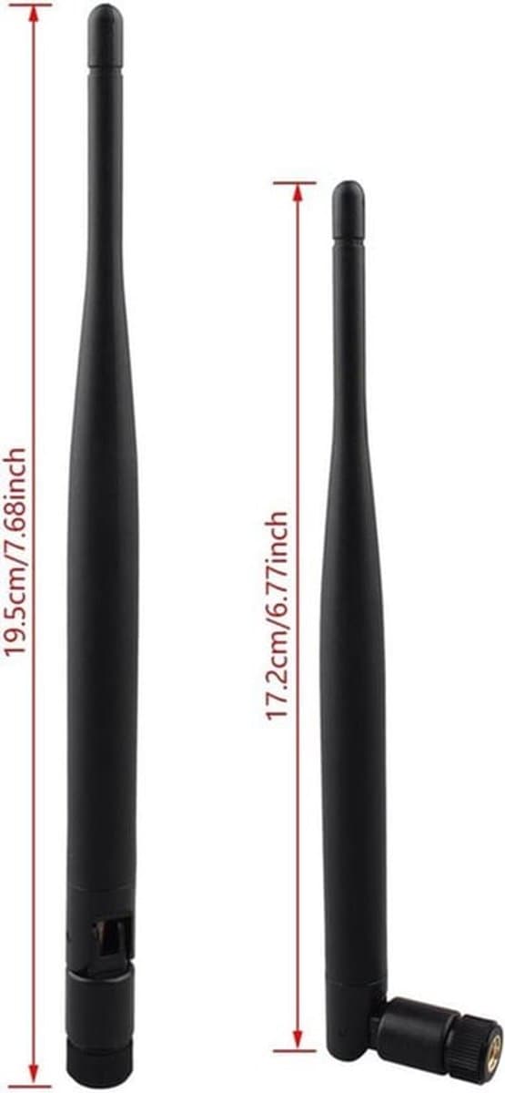 2 Stuks 915MHz NB-IOT Antenne 5dBi SMA Mannelijke connector Omnidirectionele Antenne voor Draadloze Communicatie Videobewaking Router Beveiligingssysteem Smart Home Afstandsbediening