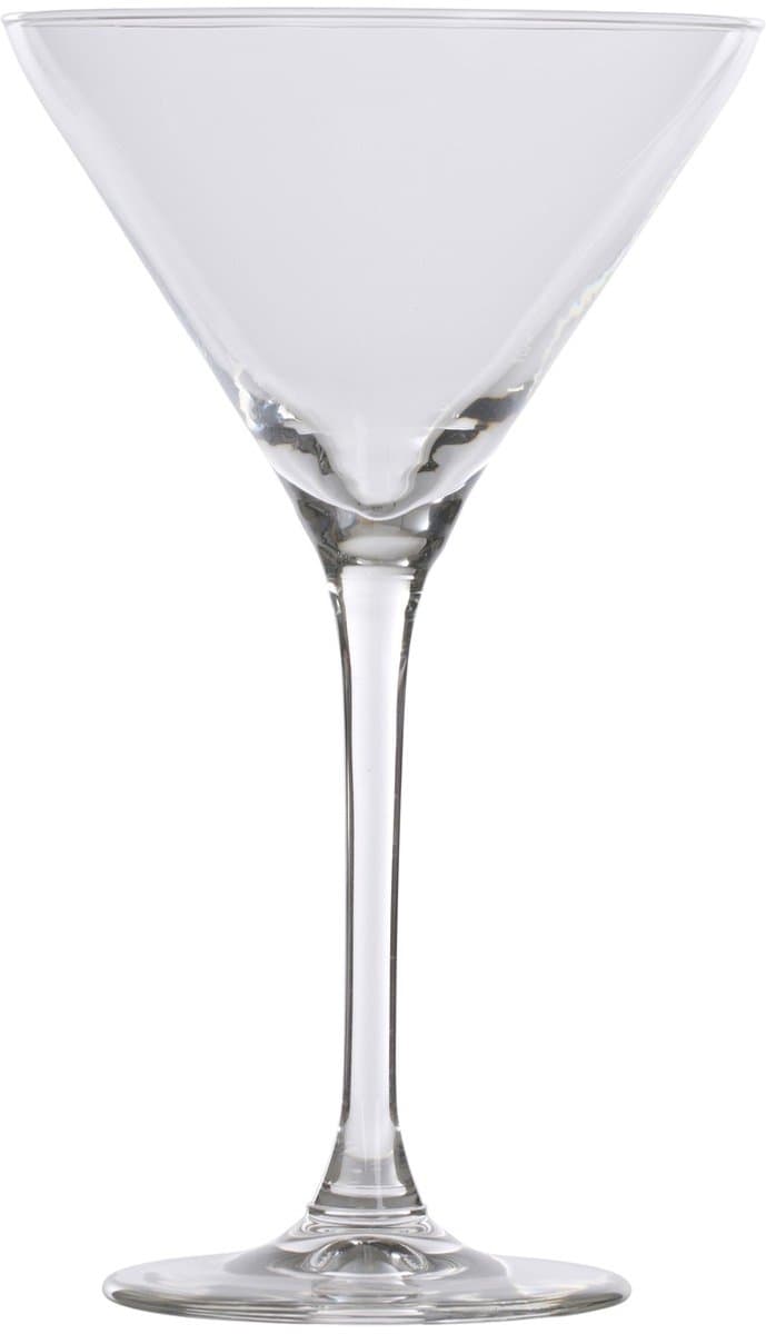 Alpina Martini glas set - 220 ml, transparant, 4 stuks