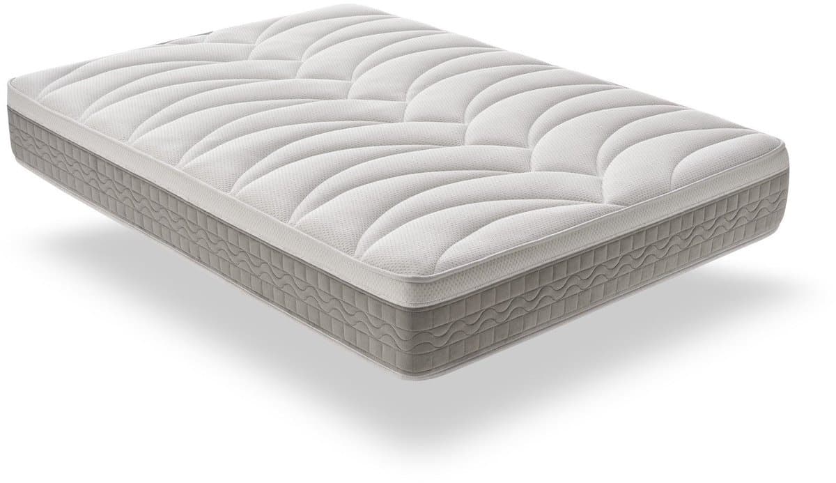 Matras Luxe Elite Silver met Ingepakte Veren 150X190 Hoogte 30 +/- 2 cm - Medium - Hoge Stevigheid