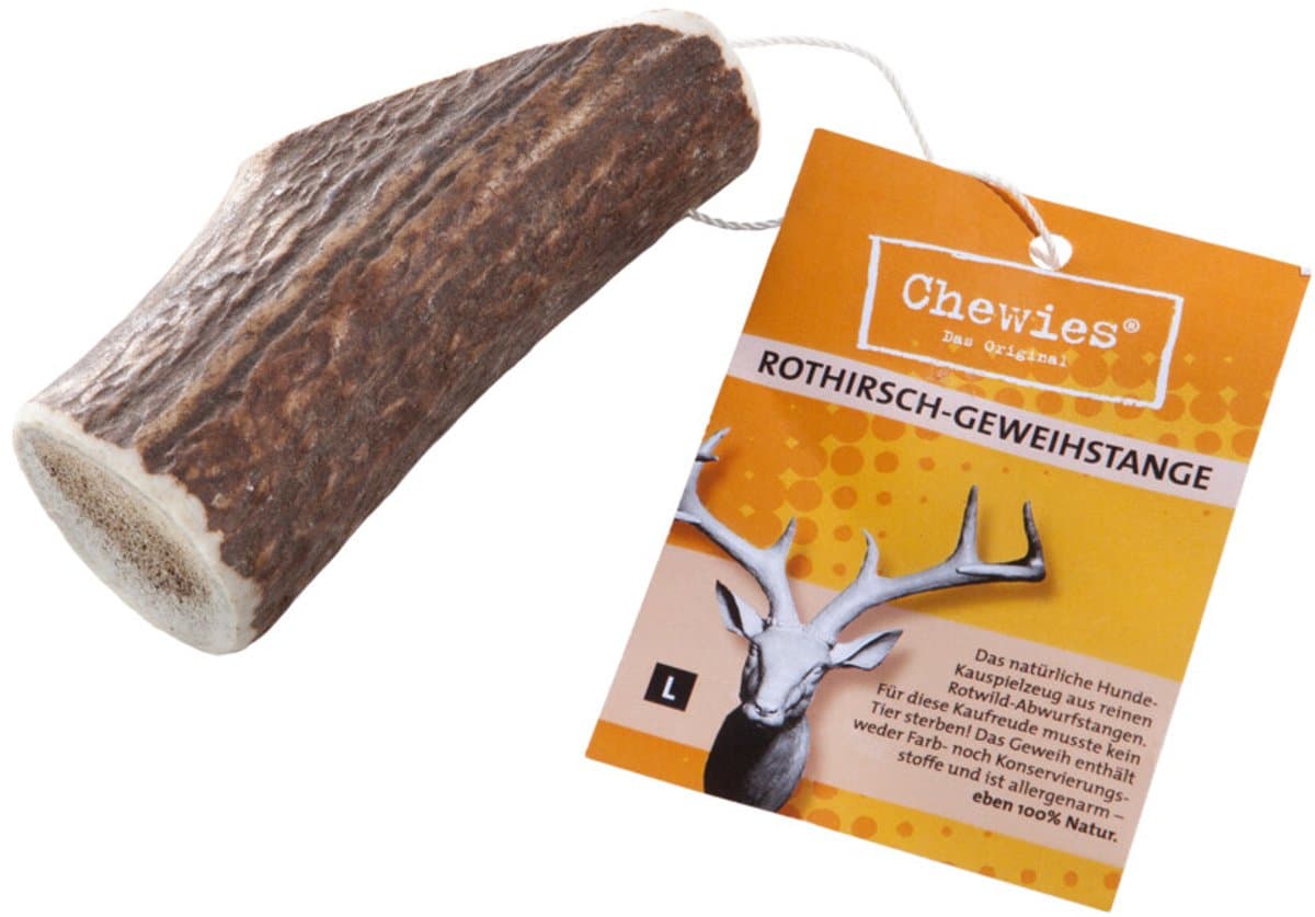 Chewies Edelherten Gewei Stang L - 3 x 160 gr - Voordeelverpakking