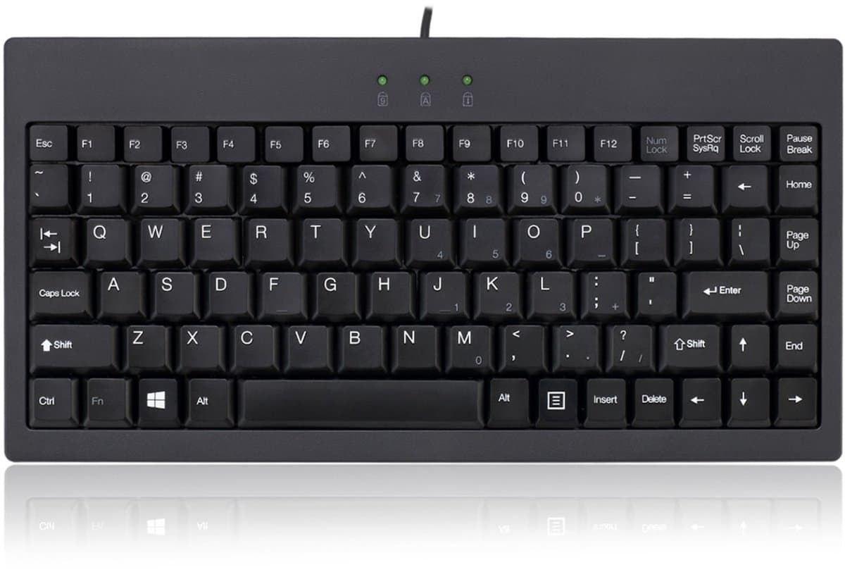 Adesso AKB-110B EasyTouch - Mini toetsenbord - Compact USB toetsenbord