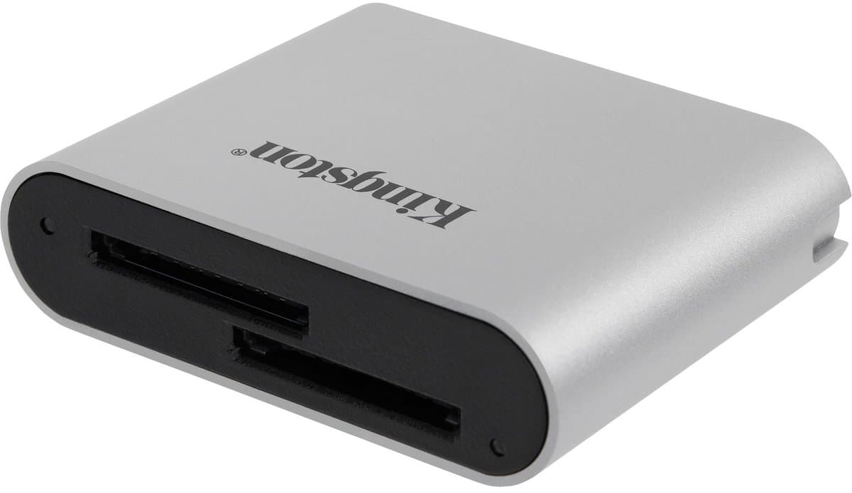 Kingston Technology USB3.2 Gen1 Workflow SDHC/SDXC UHS-II kaartlezer met twee sleuven