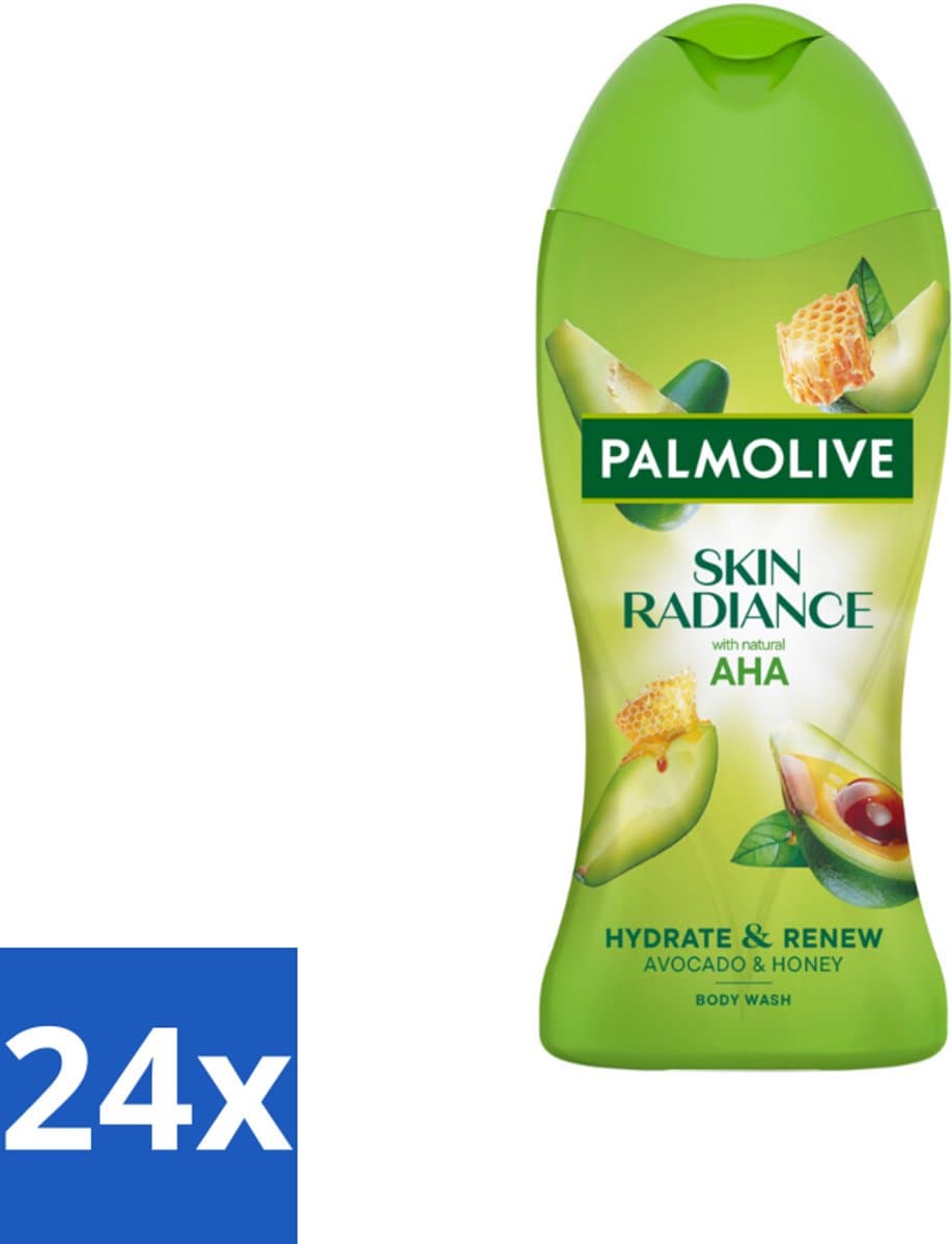 Palmolive – Douchegel – Skin Radiance Avocado Honey – 250 ml - Voordeelverpakking - 24 stuks