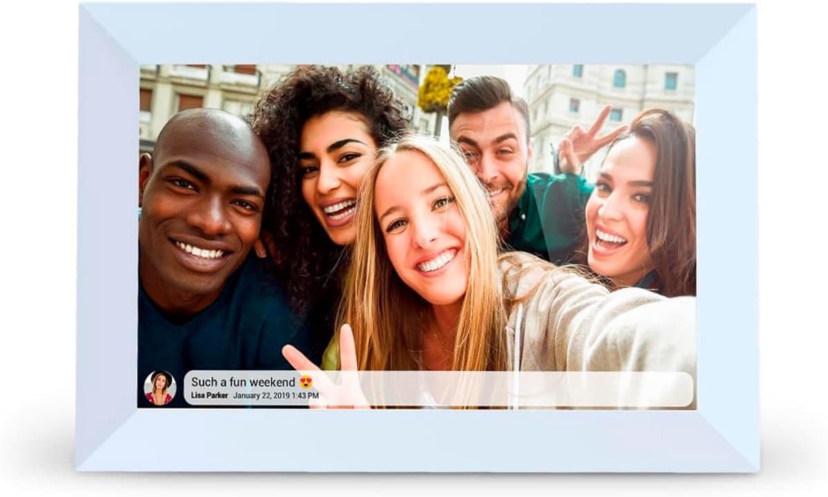 Digitale Fotolijst 10,1 inch Touchscreen met WiFi en HD-resolutie