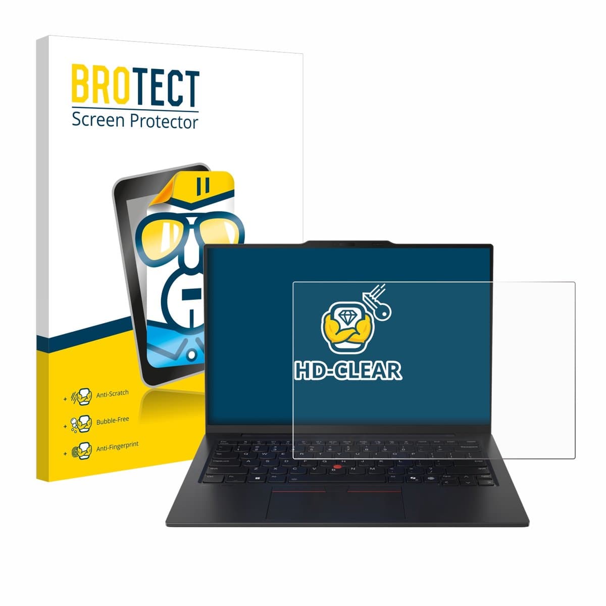 BROTECT - Screenprotector voor Lenovo ThinkPad X1 Carbon Gen 13 14" Aura Edition - Folie Beschermfolie transparant