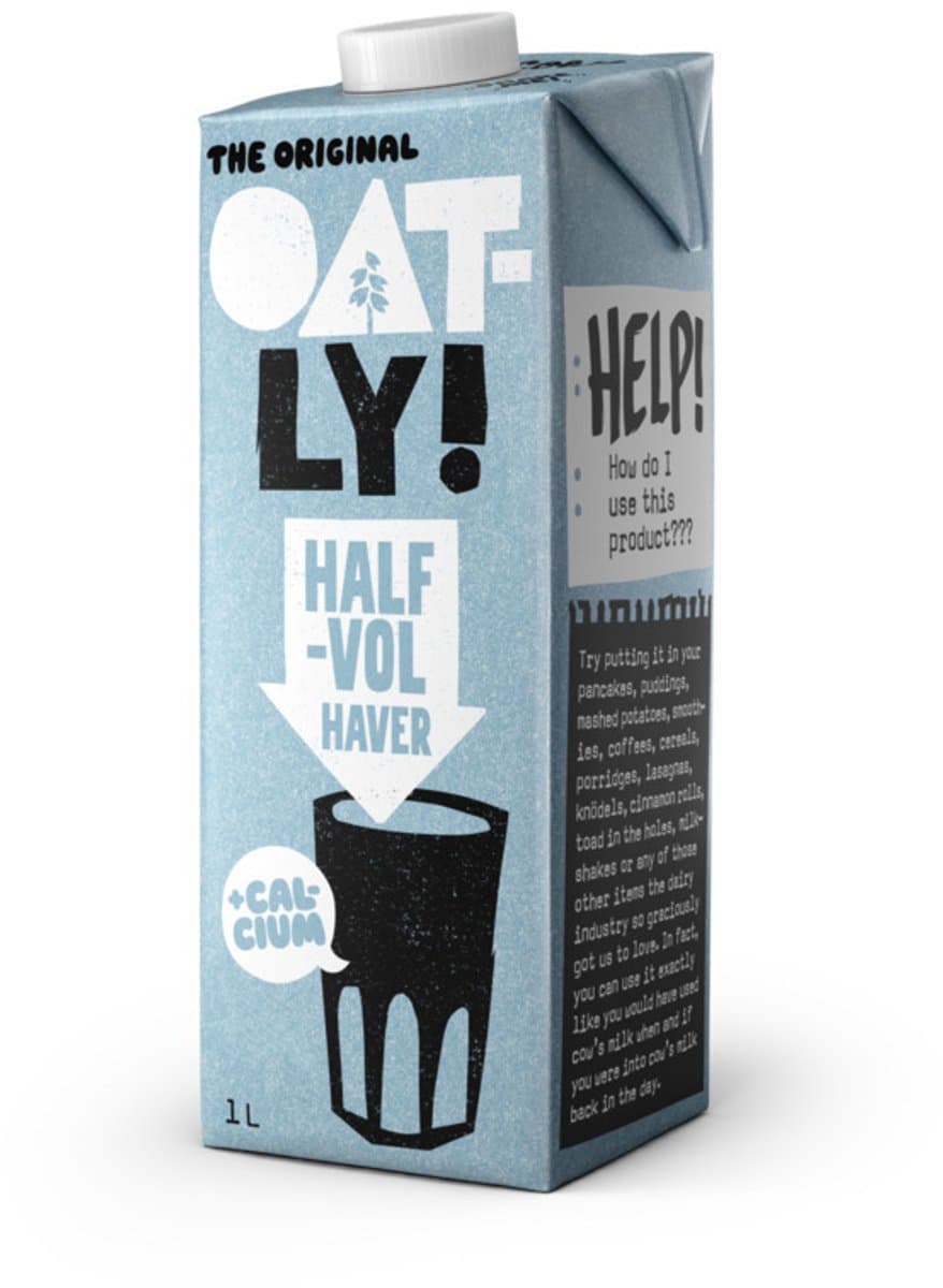 Oatly Halfvolle Havendrank Met Calcium - 1 L