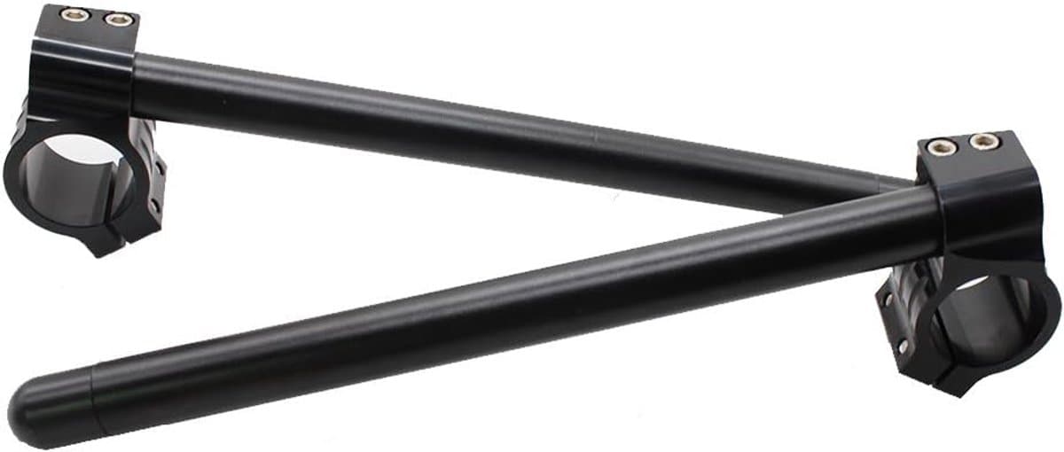 Motorfiets Stuur - Clip-ons - Sportief Rijden - Verstelbare Grip - 50 mm - Zwart