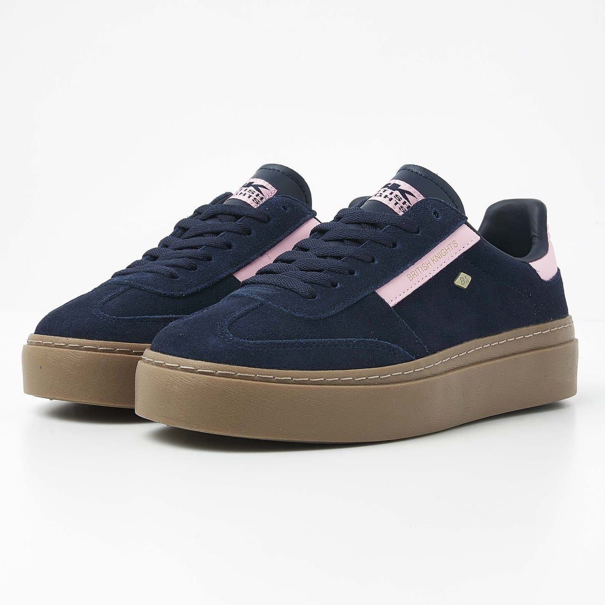 British Knights - Re-Issue Dames Sneakers Laag - Maat 40 - Blauw - Suede - Vrouwen Schoenen