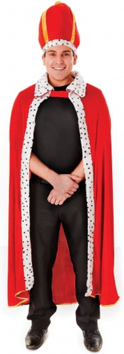 Koning cape met hoed