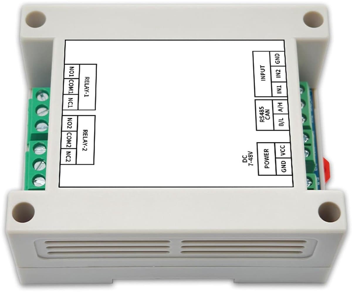 Output Controller - Modbus Board - Industriële Automatisering - Twee Communicatie-interfaces - 8.7 x 6.8 cm - Grijs