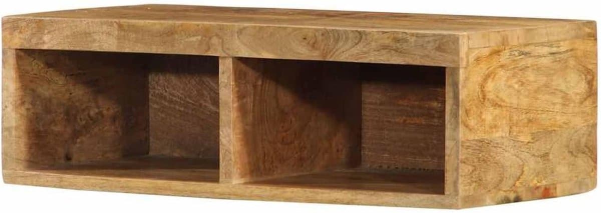 TV-kast mangohout - Wandmeubel media - Media opbergen - Massief hout - 60 cm breed - Natuurlijk hout