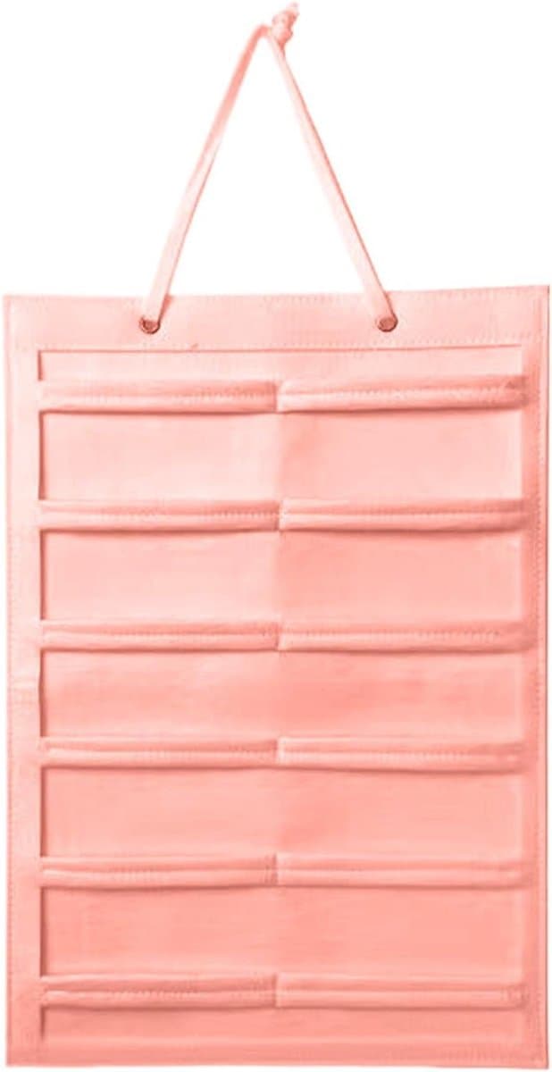 Brillenrek Wandmontage - Zonnebril Organizer - Ruimte Besparen - Krasbestendige Materialen - 50 x 35 cm - roze