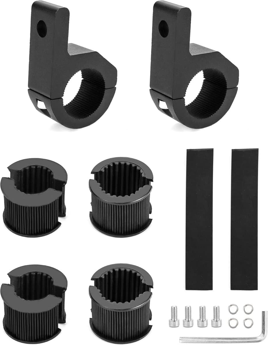 SnelShoppen - Universele Werklicht Beugel 19-32 mm voor Bullbars, Off-Road Voertuigen, Auto's, Trucks, Motorfietsen - Stabiel, Duurzaam, Schokbestendi
