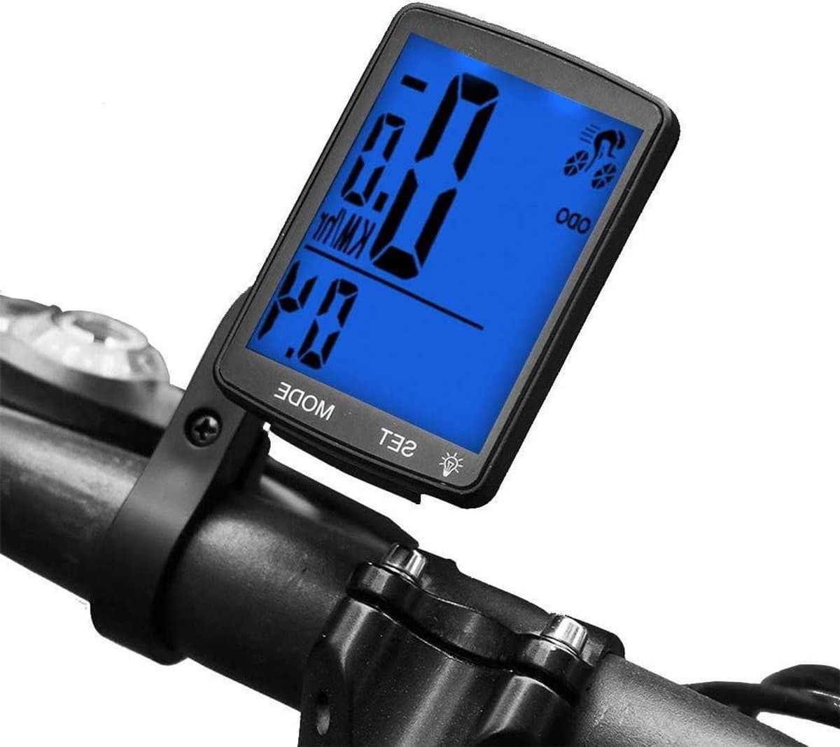 Fiets Snelheidsmeter - Fiets Computer - Sportieve Prestaties - Draadloos Touchscreen - 2.8 Inch LCD - Blauw Licht