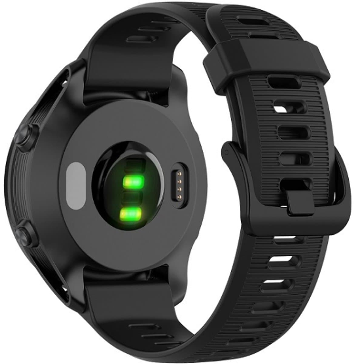 Voor Garmin Forerunner 945 siliconen band (zwart)