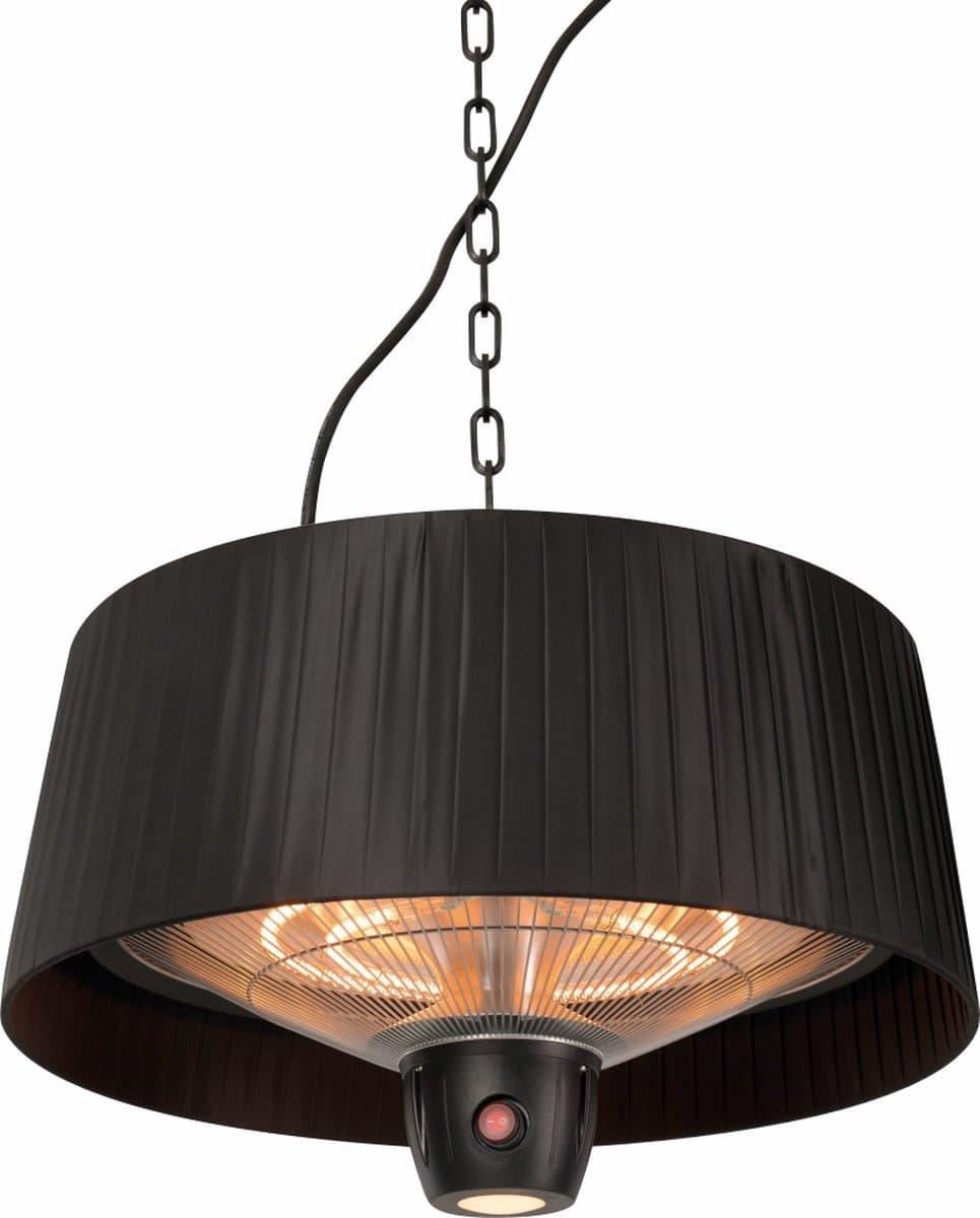 Sunred - Artix - Bright lijn - Zwart - Hangend model - Terrasverwarmer - Infraroodstraling - 1500 W – ECO - 3 standen - LED - Afstand bestuurbaar - Elektrische heater