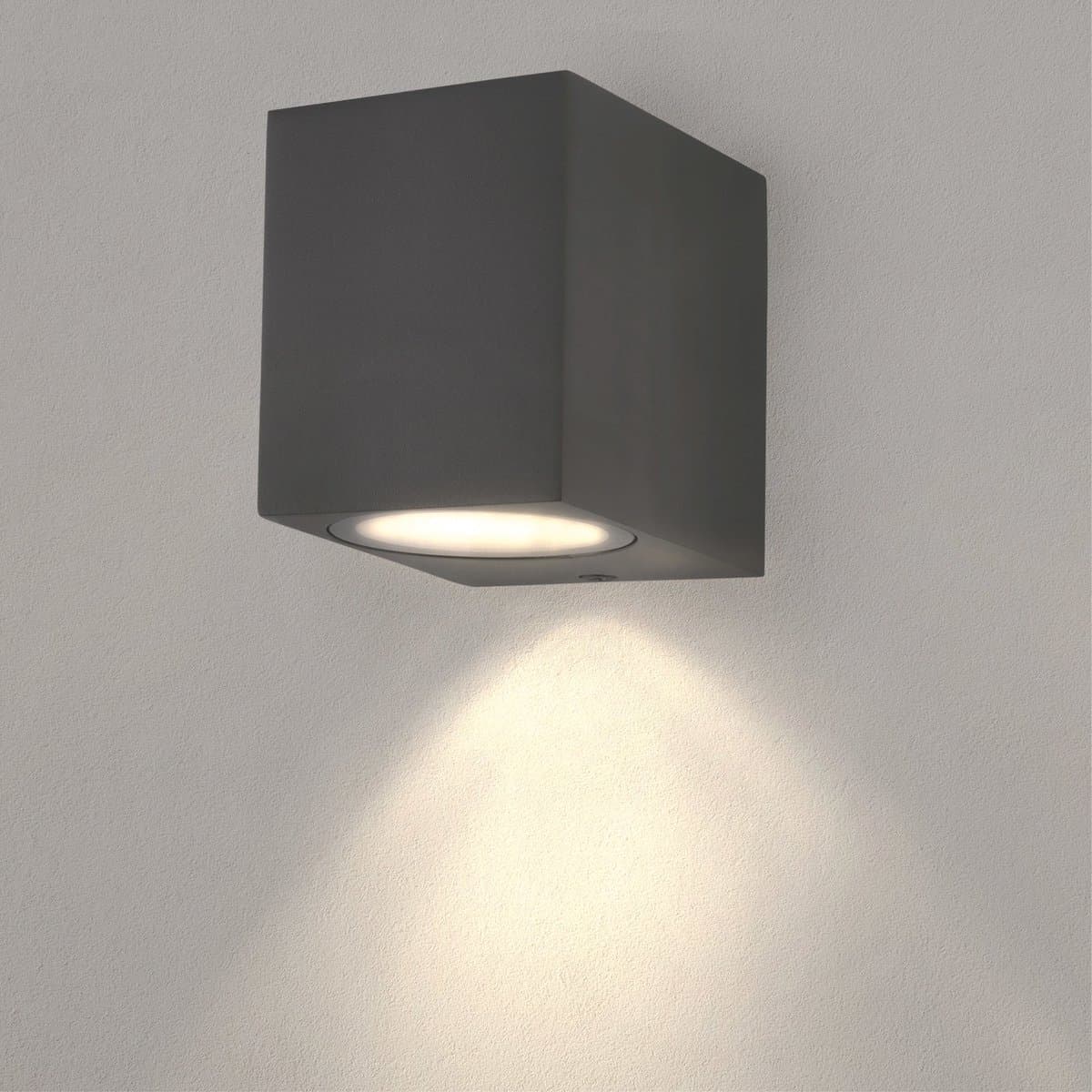 Ledvion - 8x LED Wandlamp Antraciet - GU10 - IP54