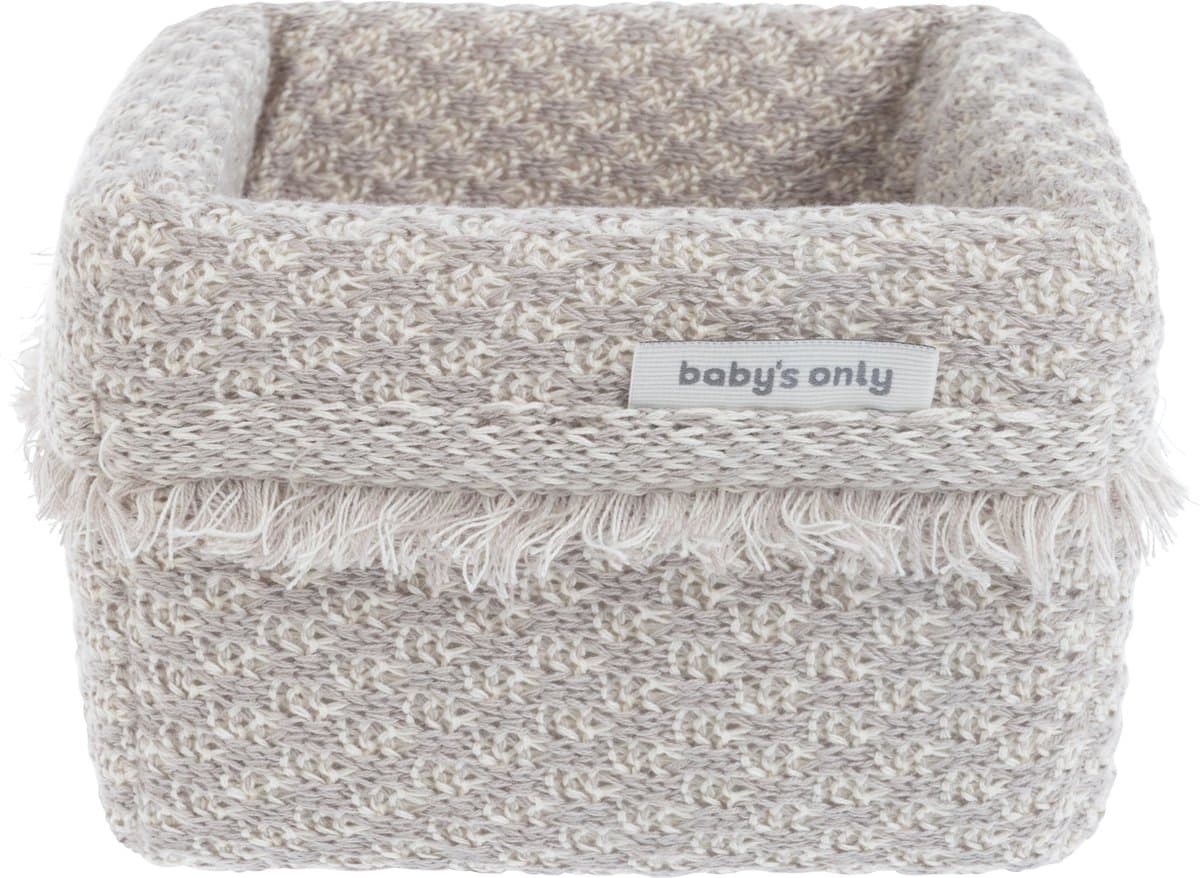Baby's Only Commodemandje Happiness - Urban Taupe/Ecru - 18x18x18 cm
